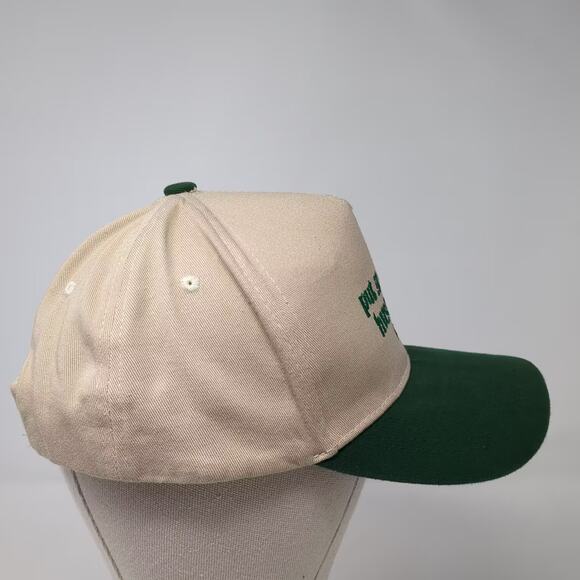 Put It On My Husband's Tab 5 Panel Hat Beige Green OS Adjustable Snapback Cap - Picture 5 of 8